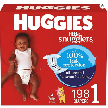 BUY IT FOR ZA'KAI: Huggies Size 1 Diapers